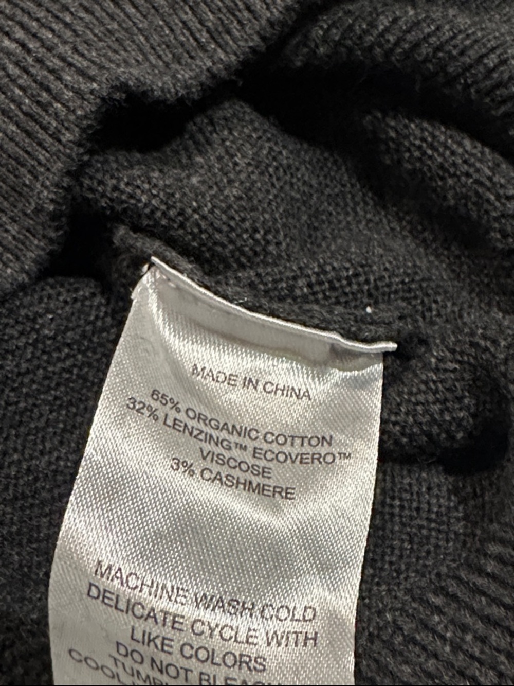 Quince lightweight cotton cashmere dolman sweater - Picture 3 of 3